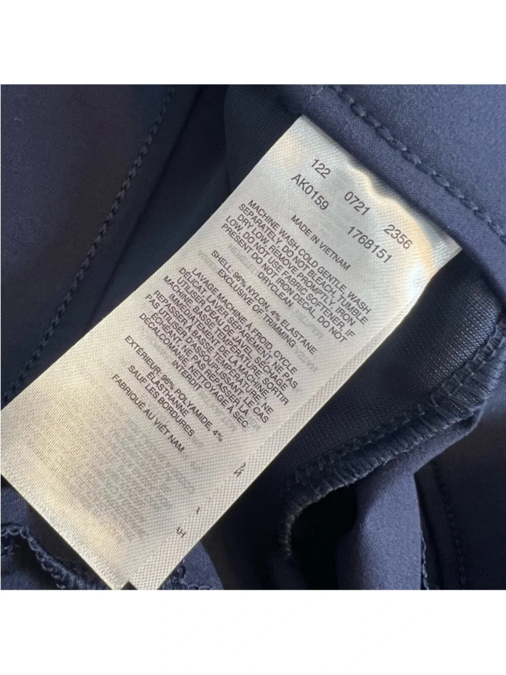 Columbia pantacourt anytime casual capri Navy NWT - Picture 4 of 4